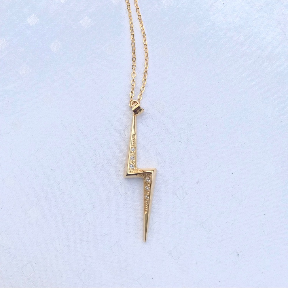 Lightning Bolt Necklace - NEW